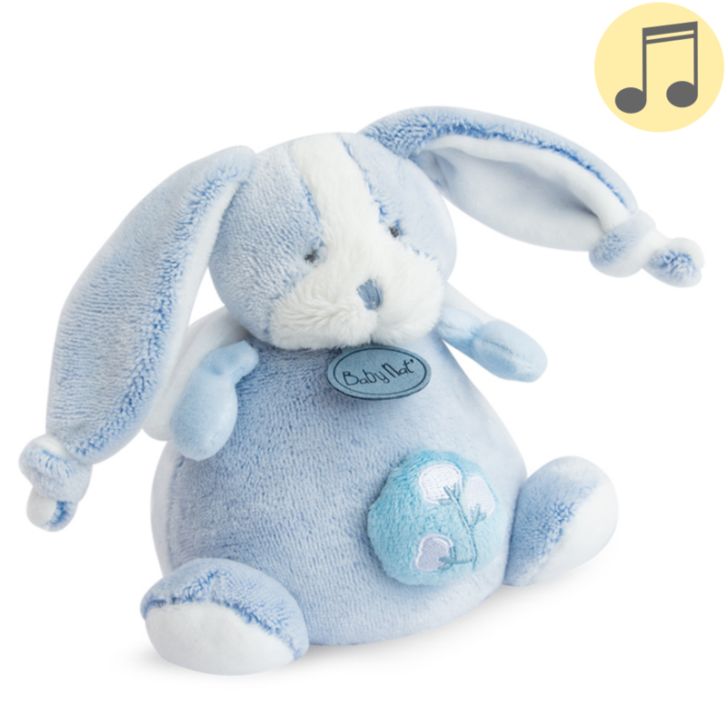 Les toudoux musical box blue rabbit 